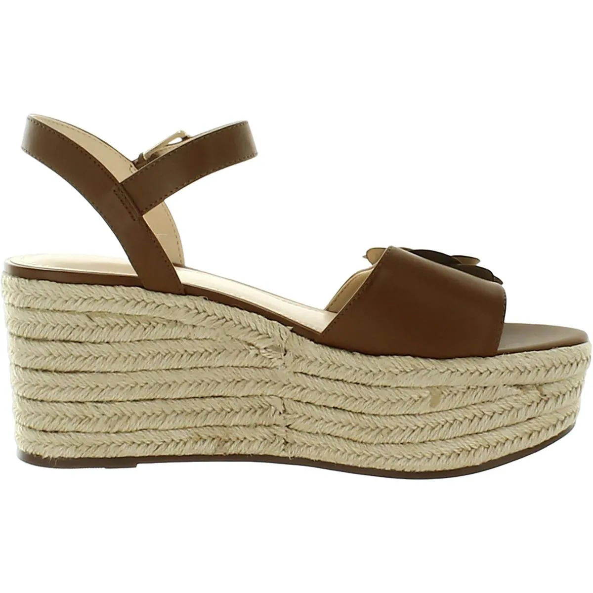 Reformation Venom Womens Embellished Slingback Platform Sandals