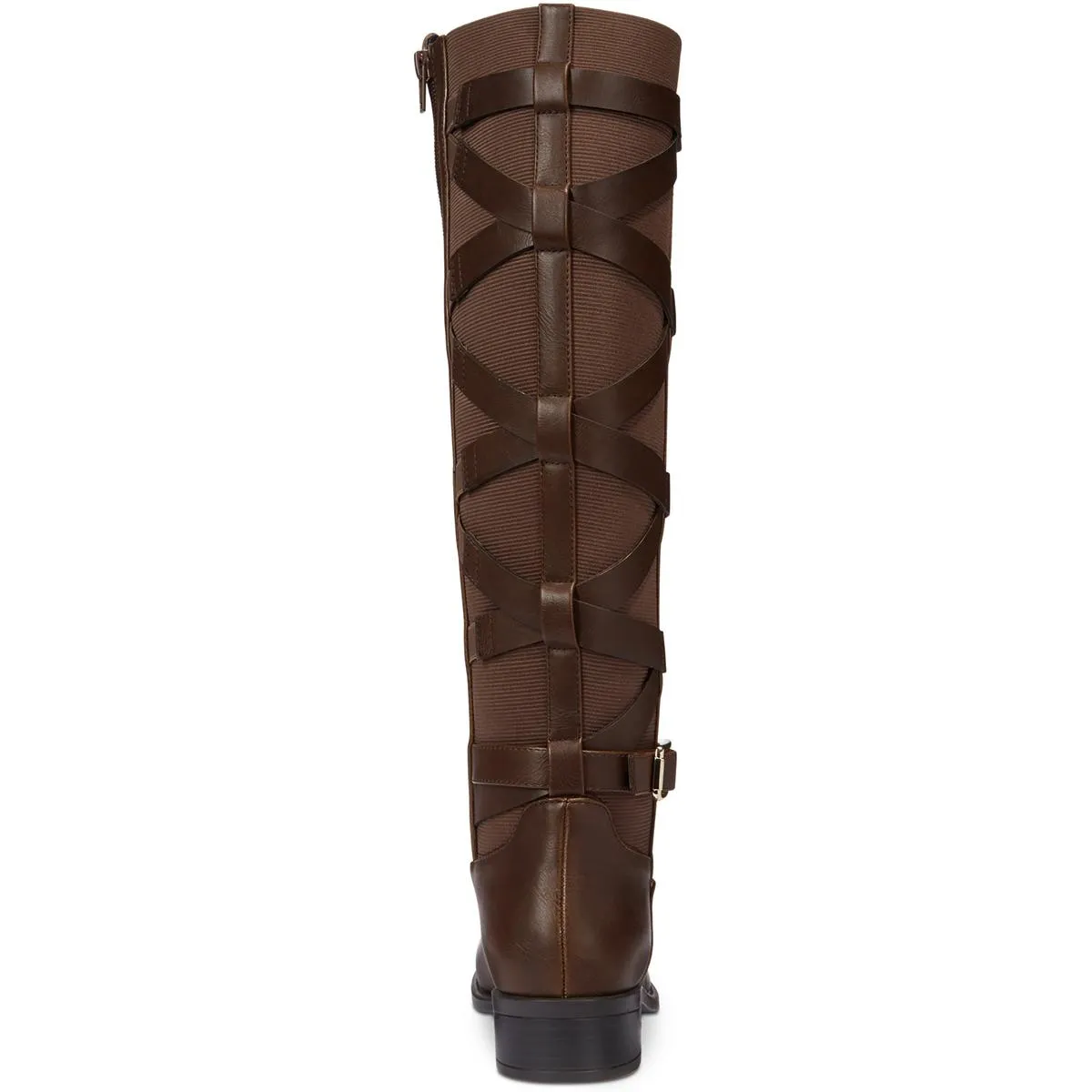 Reformation Veronika Womens Faux Leather Wide Calf Over-The-Knee Boots