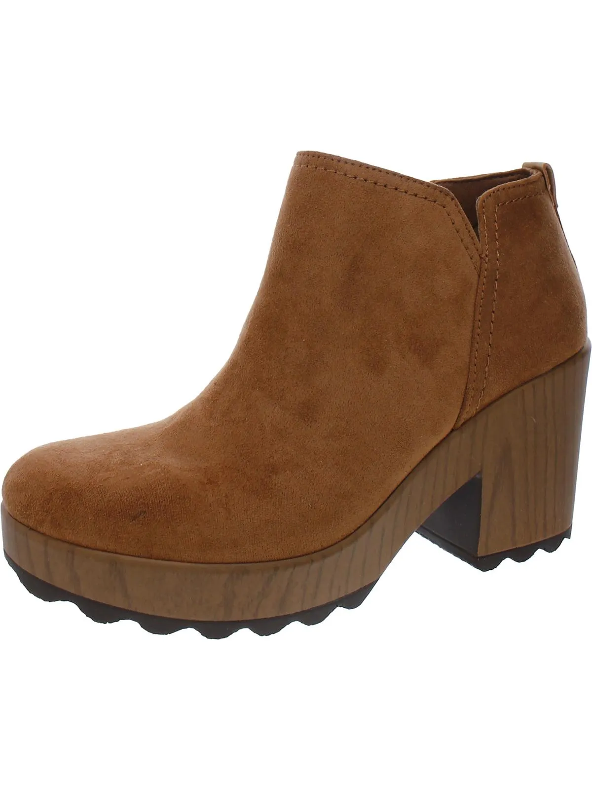 Reformation Wishlist Womens Faux Suede Ankle Booties
