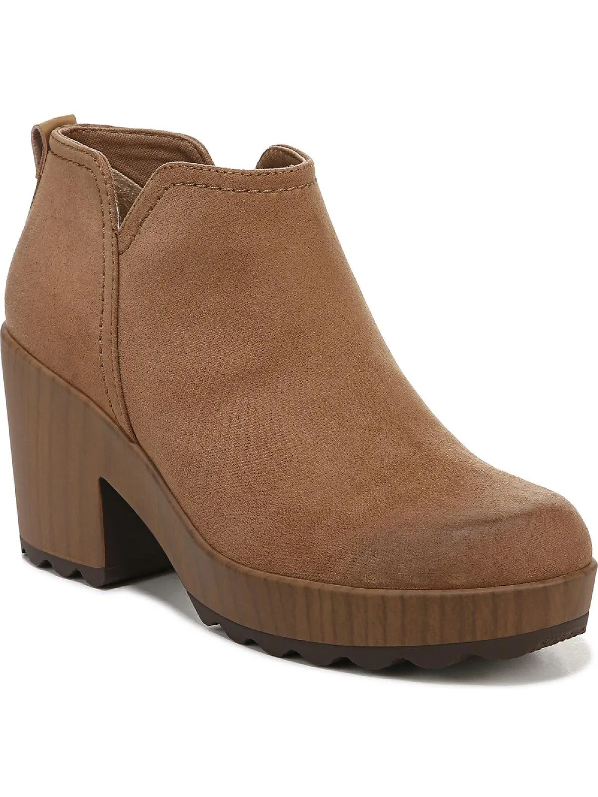 Reformation Wishlist Womens Faux Suede Ankle Booties
