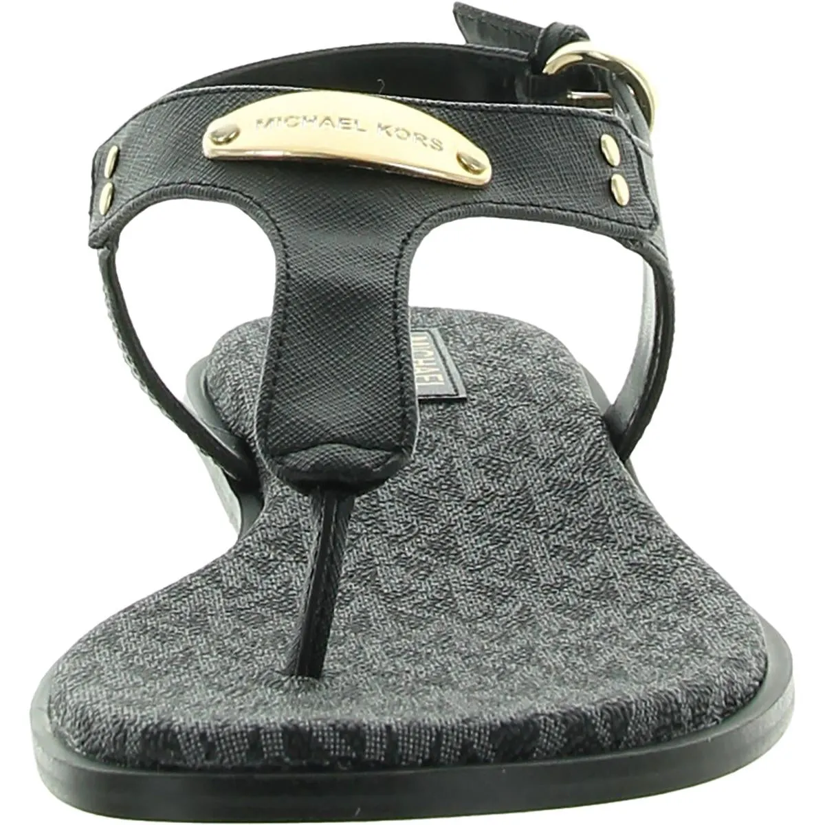 Reformation Womens Faux Leather Embellished Slingback Sandals