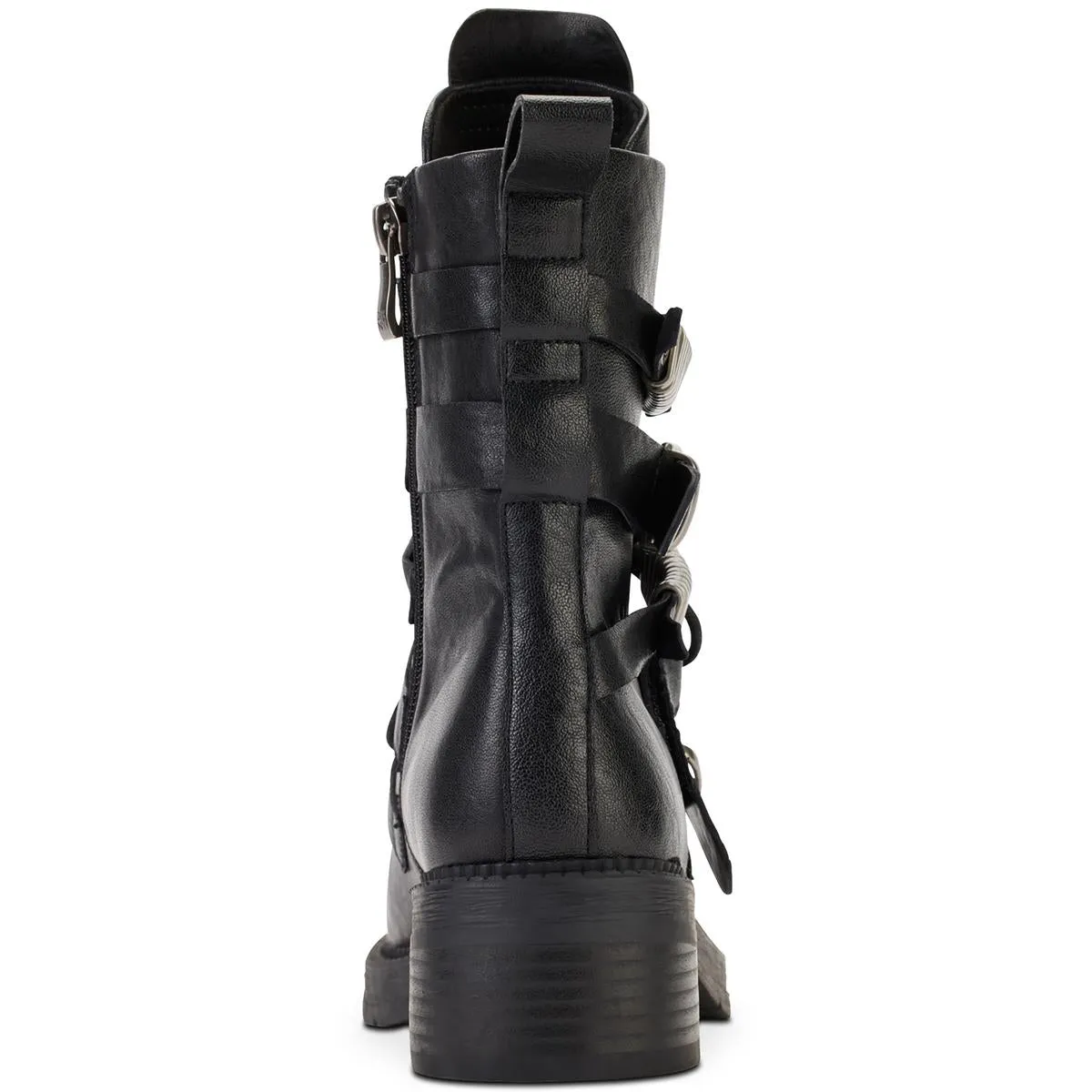 Reformation Womens Leather Strappy Ankle Boots