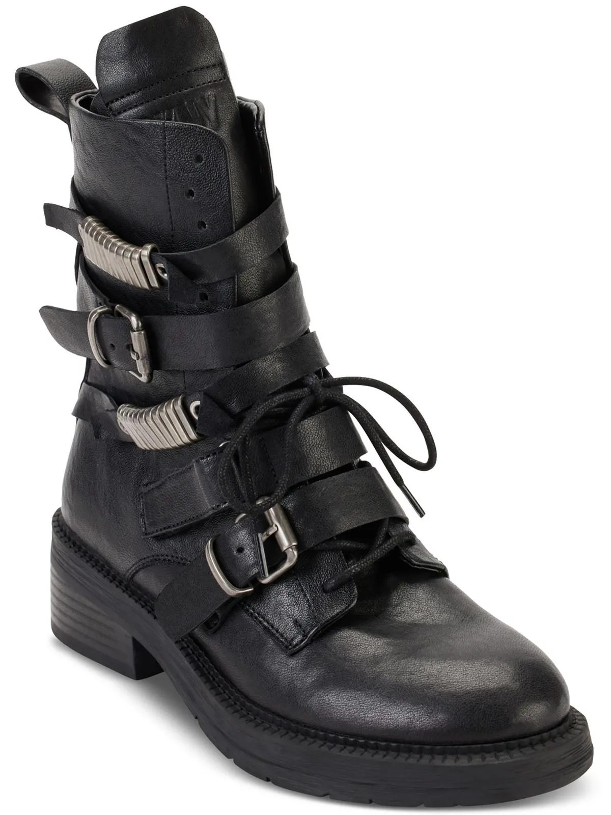 Reformation Womens Leather Strappy Ankle Boots