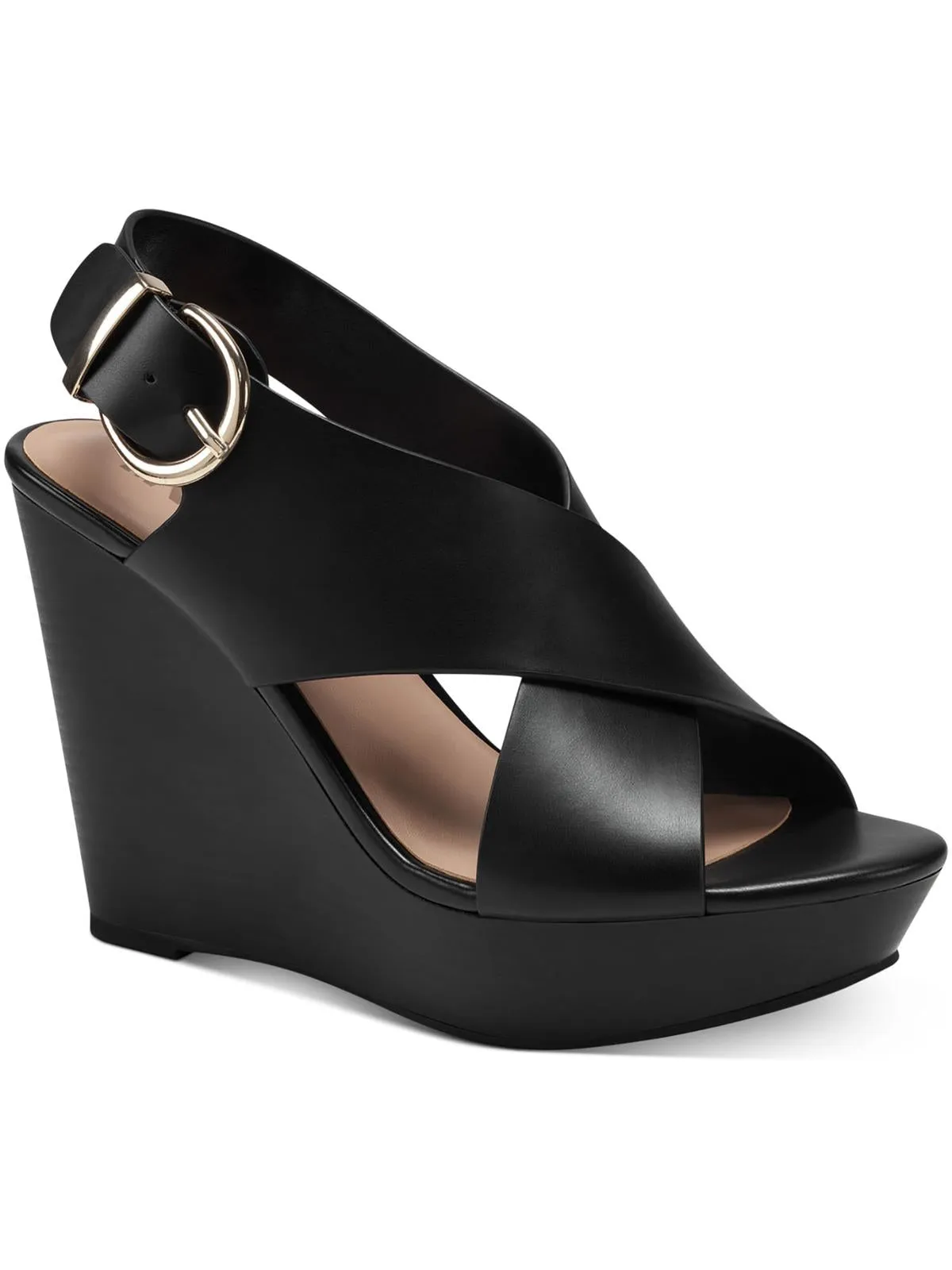 Reformation Womens Open Toe Slingback Wedge Sandals
