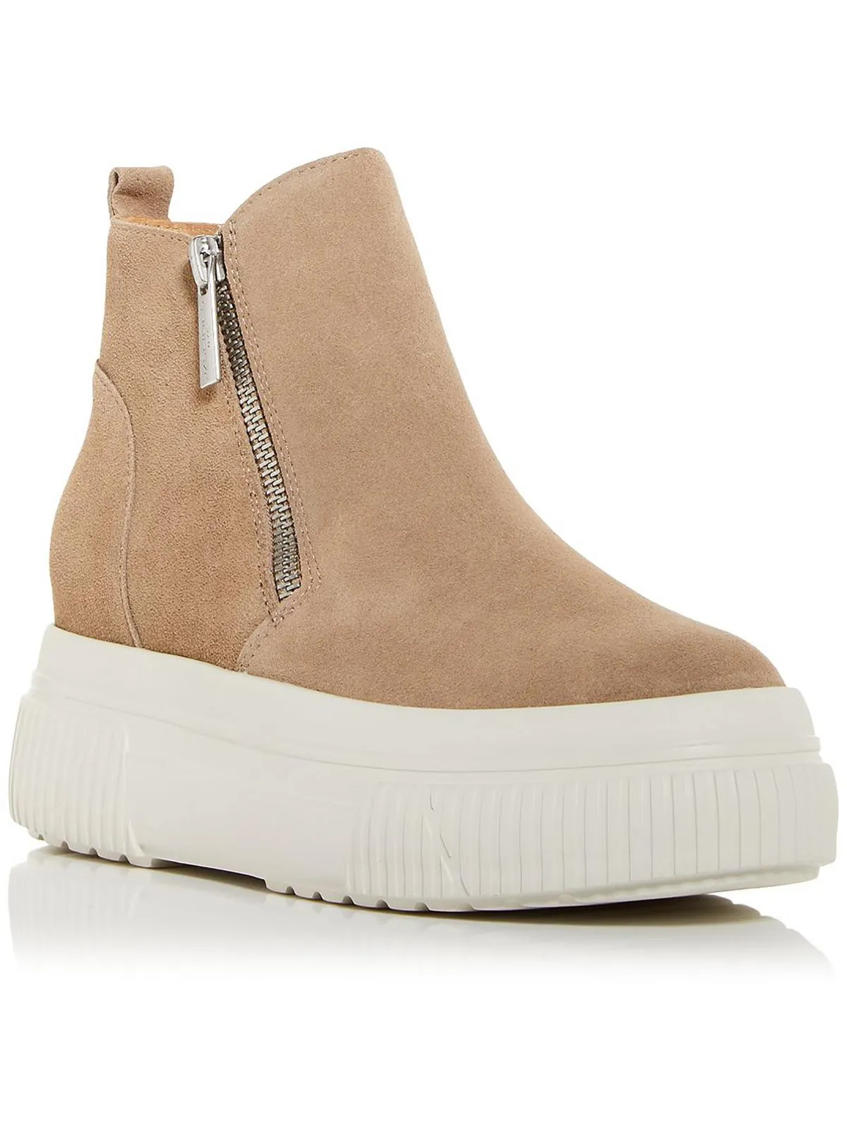 Reformation WYONA WP Womens Leather Double Zipper Ankle Boots