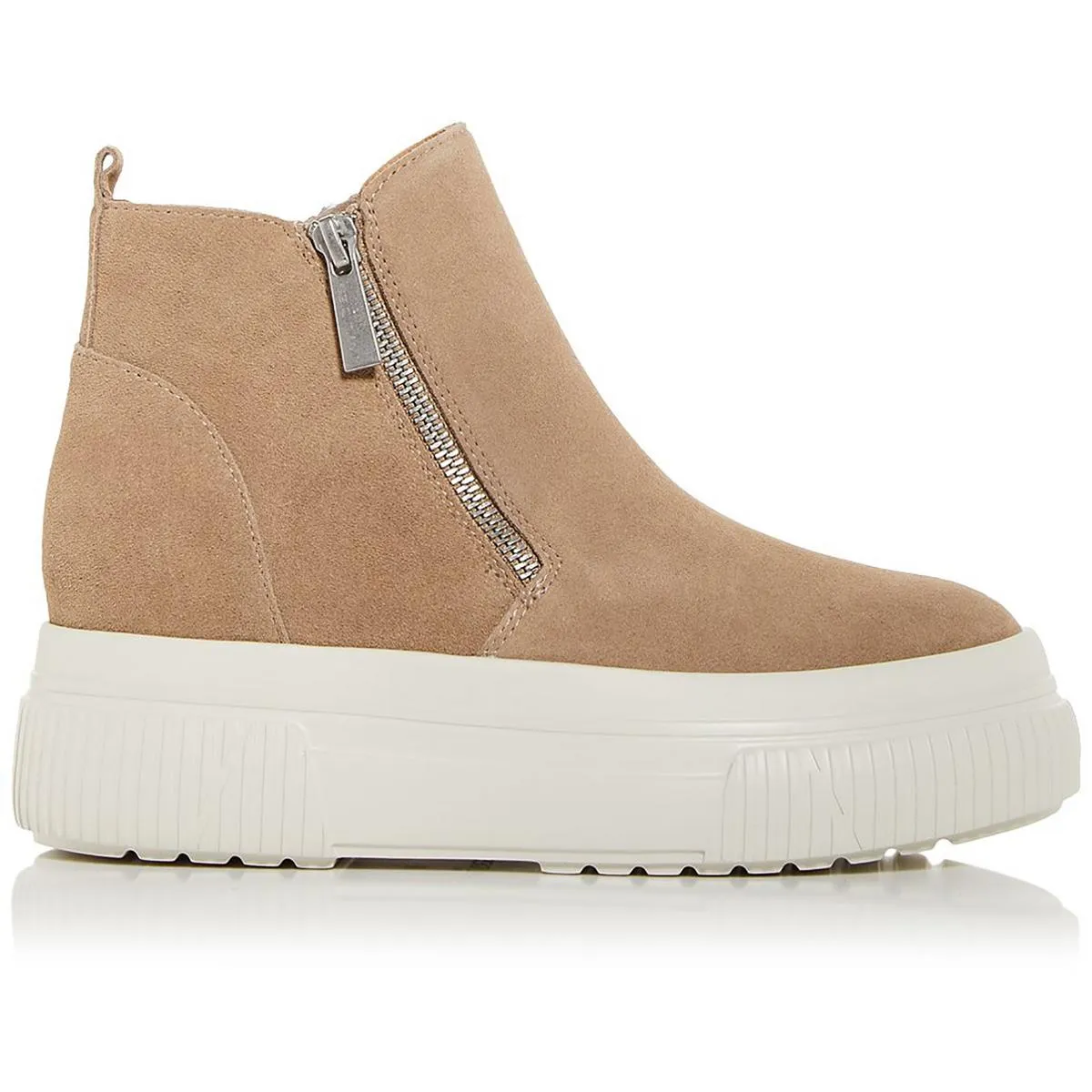 Reformation WYONA WP Womens Leather Double Zipper Ankle Boots