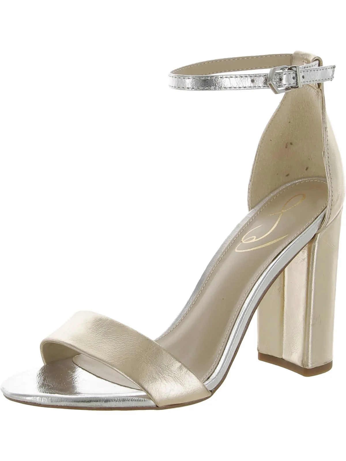 Reformation Yaro Womens Block Heel Evening Sandals