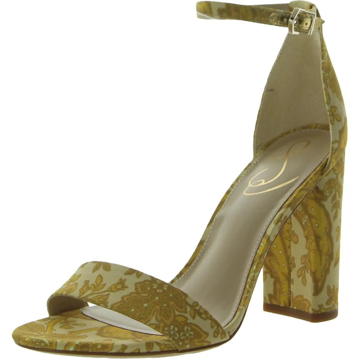 Reformation Yaro Womens Block Heel Evening Sandals