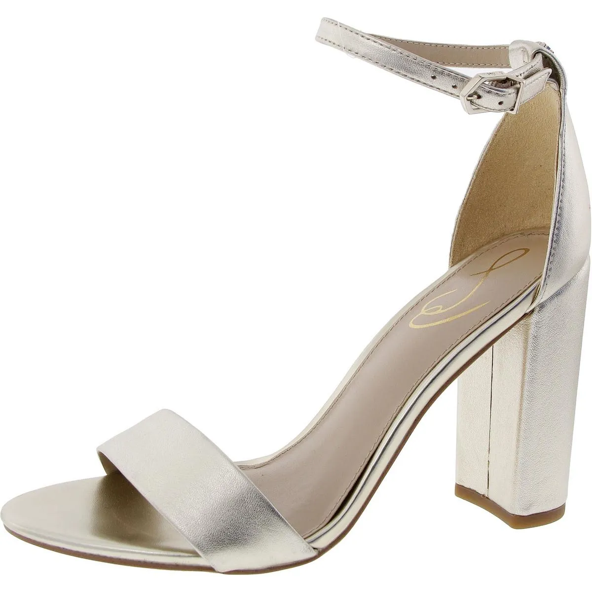 Reformation Yaro Womens Block Heel Evening Sandals