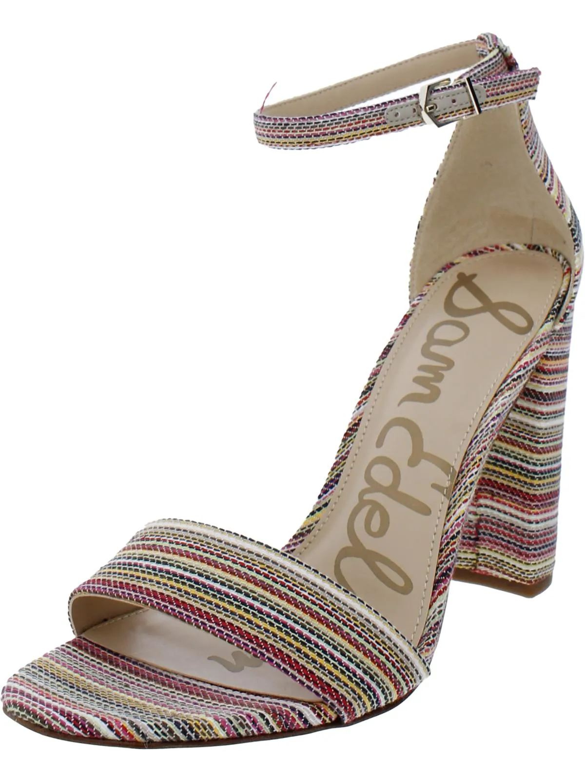 Reformation Yaro Womens Block Heel Evening Sandals