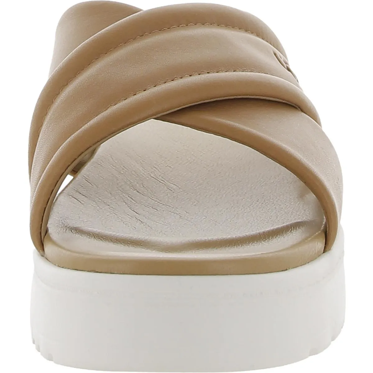 Reformation Zayne Crossband Womens Leather Open Toe Platform Sandals