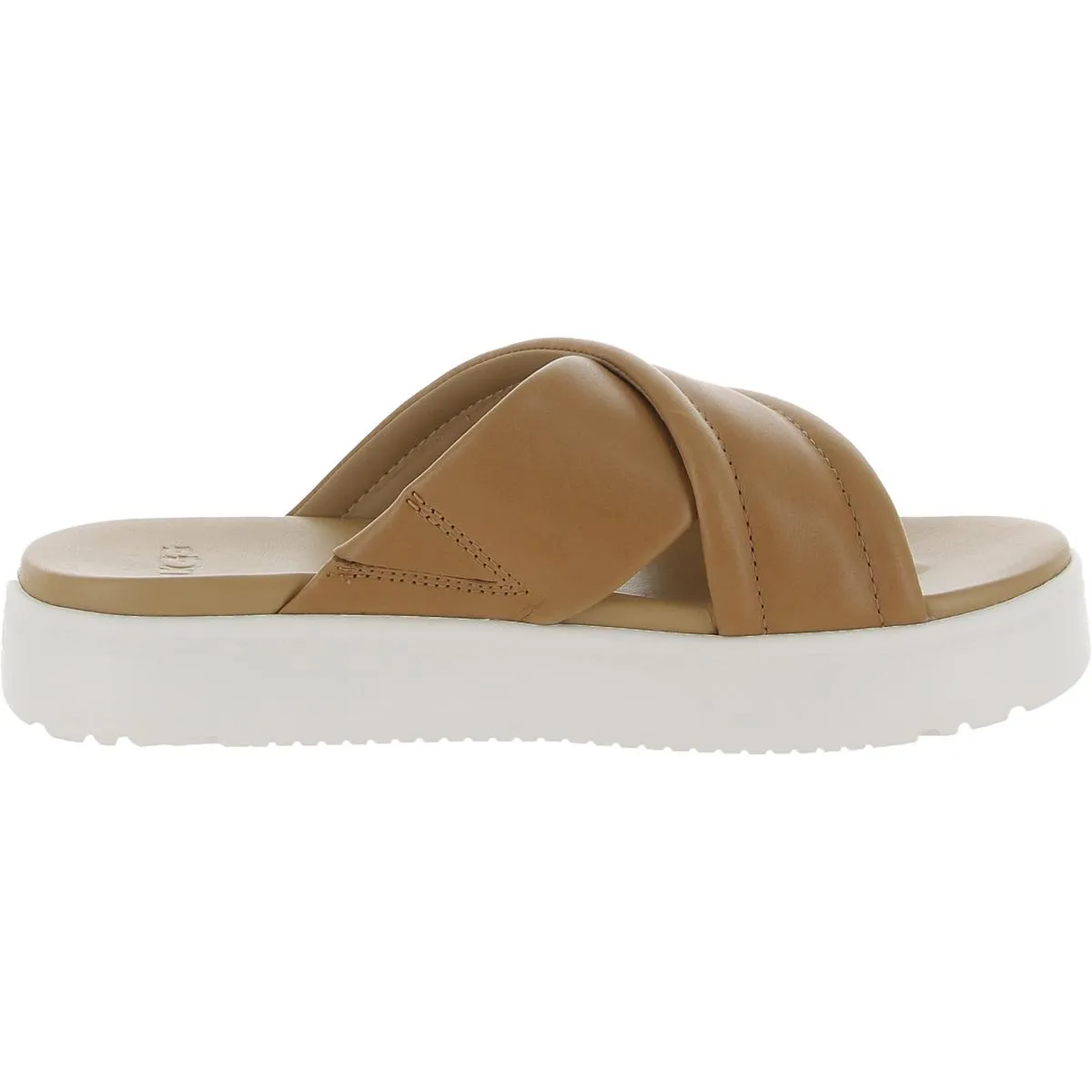 Reformation Zayne Crossband Womens Leather Open Toe Platform Sandals