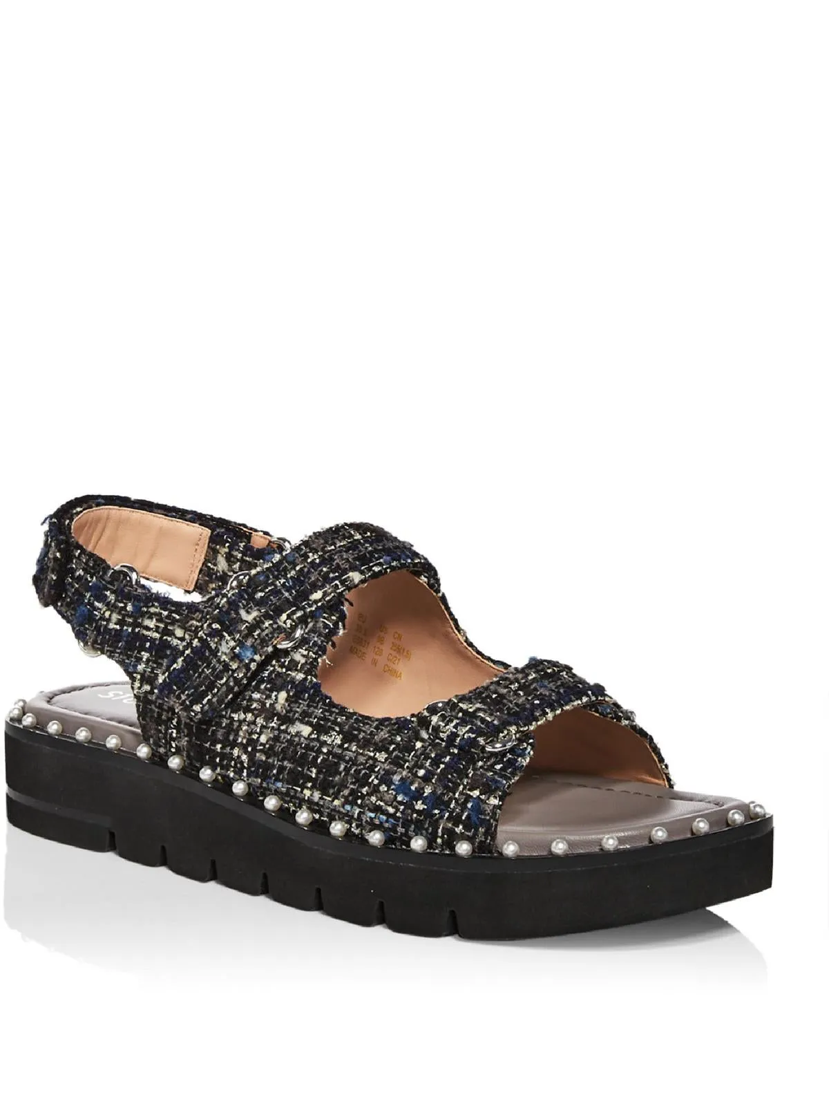 Reformation Zoe Lift Womens Leather Slingback Flatform Sandals