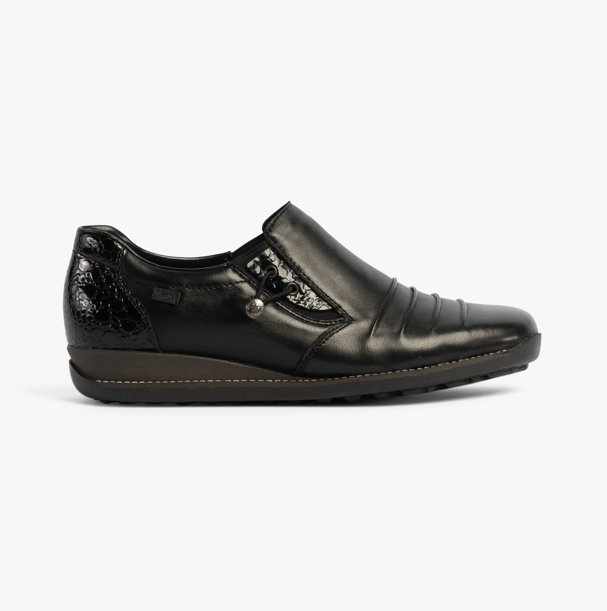 Rieker 44254-00 Womens Shoes Black