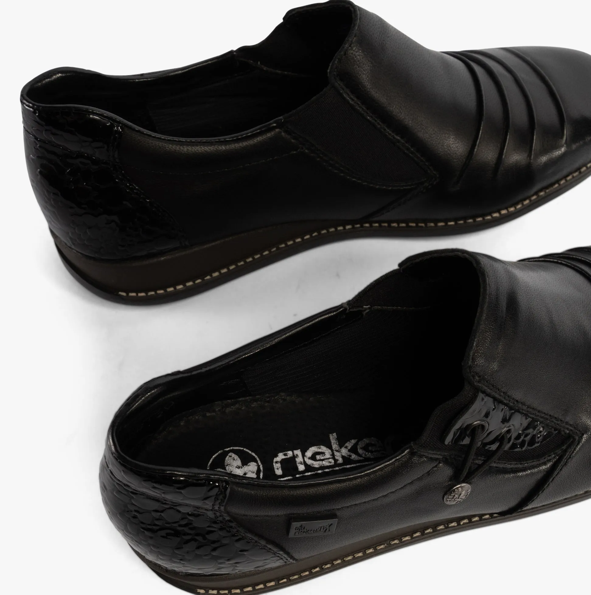 Rieker 44254-00 Womens Shoes Black