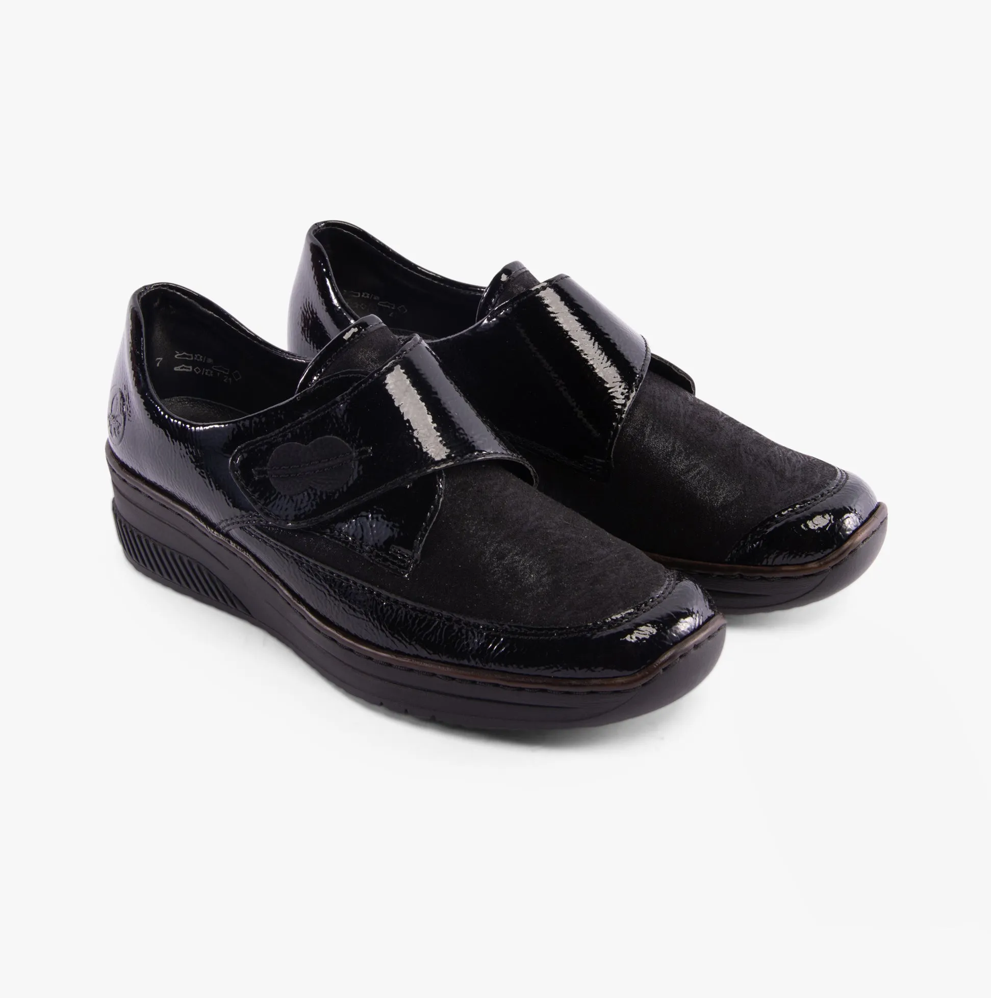 Rieker 487C0-00 Womens Shoes Black