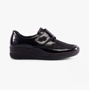 Rieker 487C0-00 Womens Shoes Black