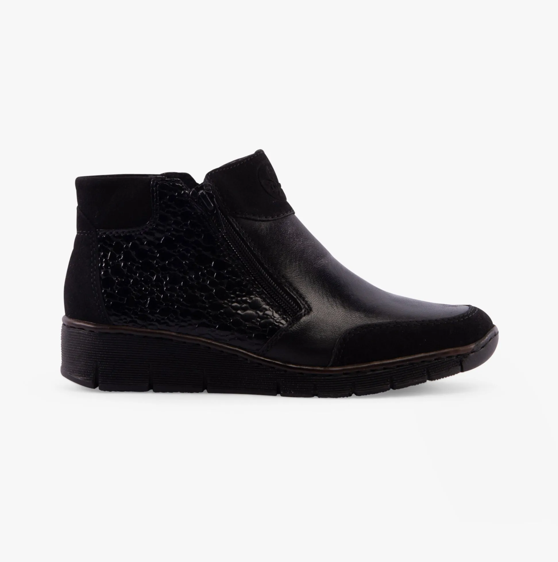 Rieker 53782-00 Womens Boots Black