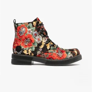 Rieker 72010-90 Womens Ankle Boots Black/Multi