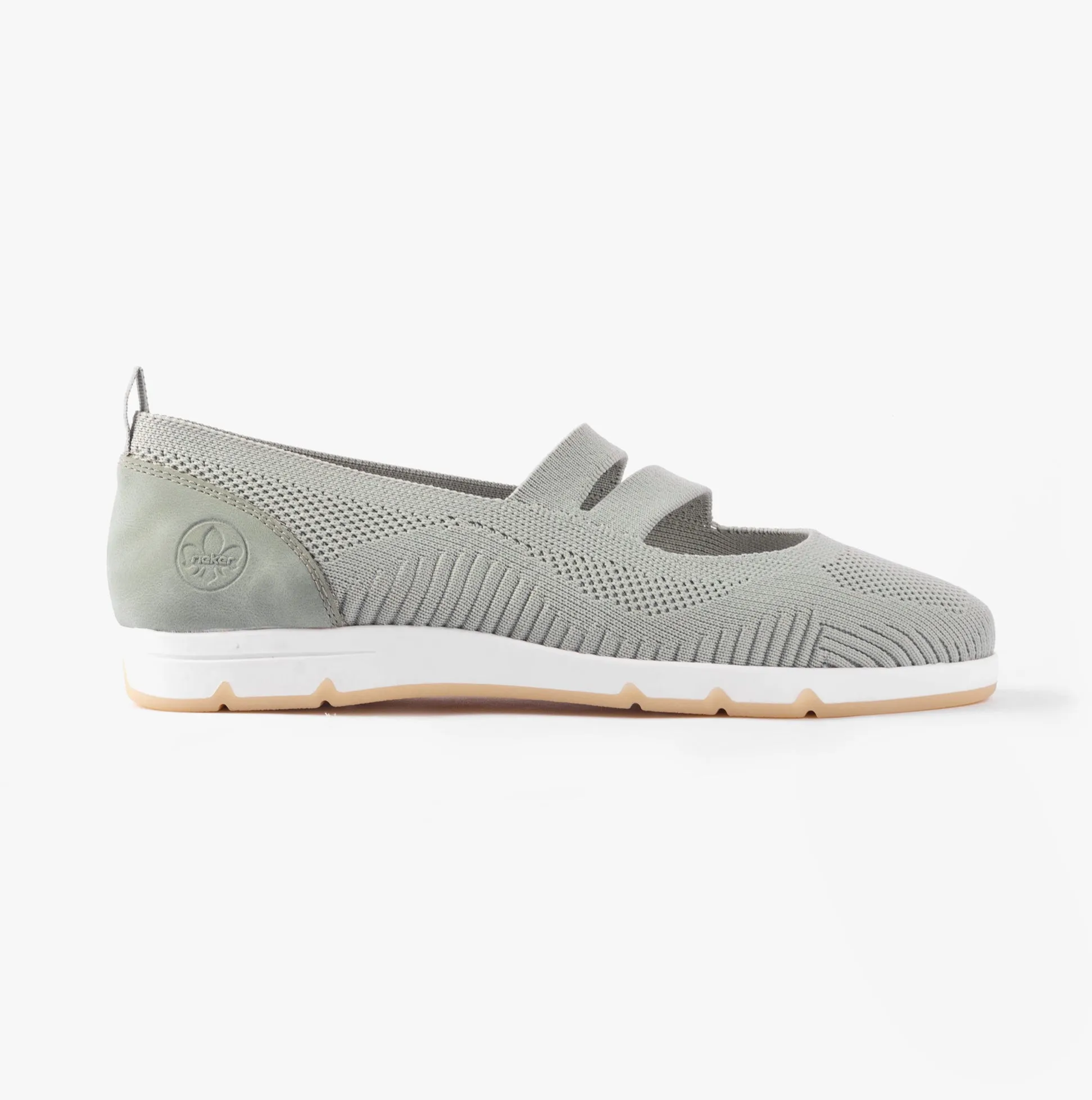 Rieker L3053-52 Womens Shoes Green