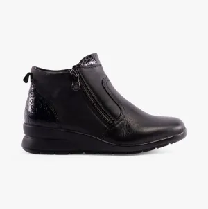 Rieker L4861-00 Womens Boots Black