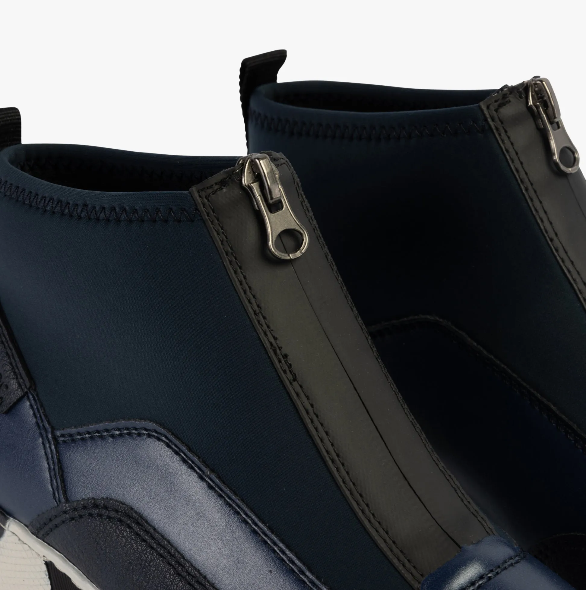 Rieker N6352-14 Womens Boots Blue