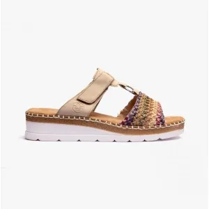 Rieker V1243-90 Womens Mules Multi