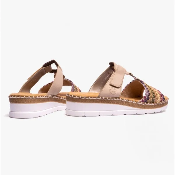 Rieker V1243-90 Womens Mules Multi