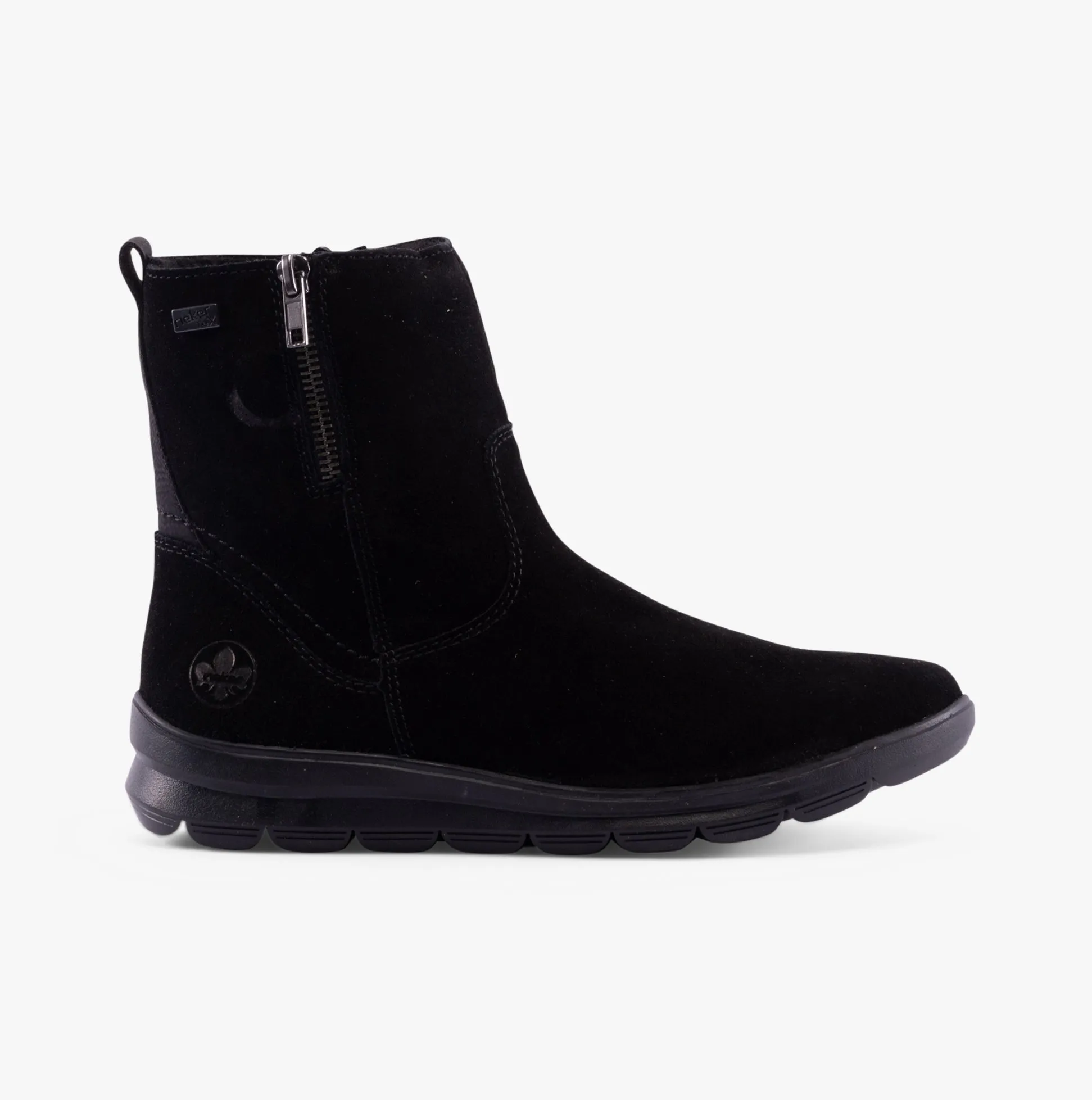 Rieker Z0053-00 Womens Boots Black