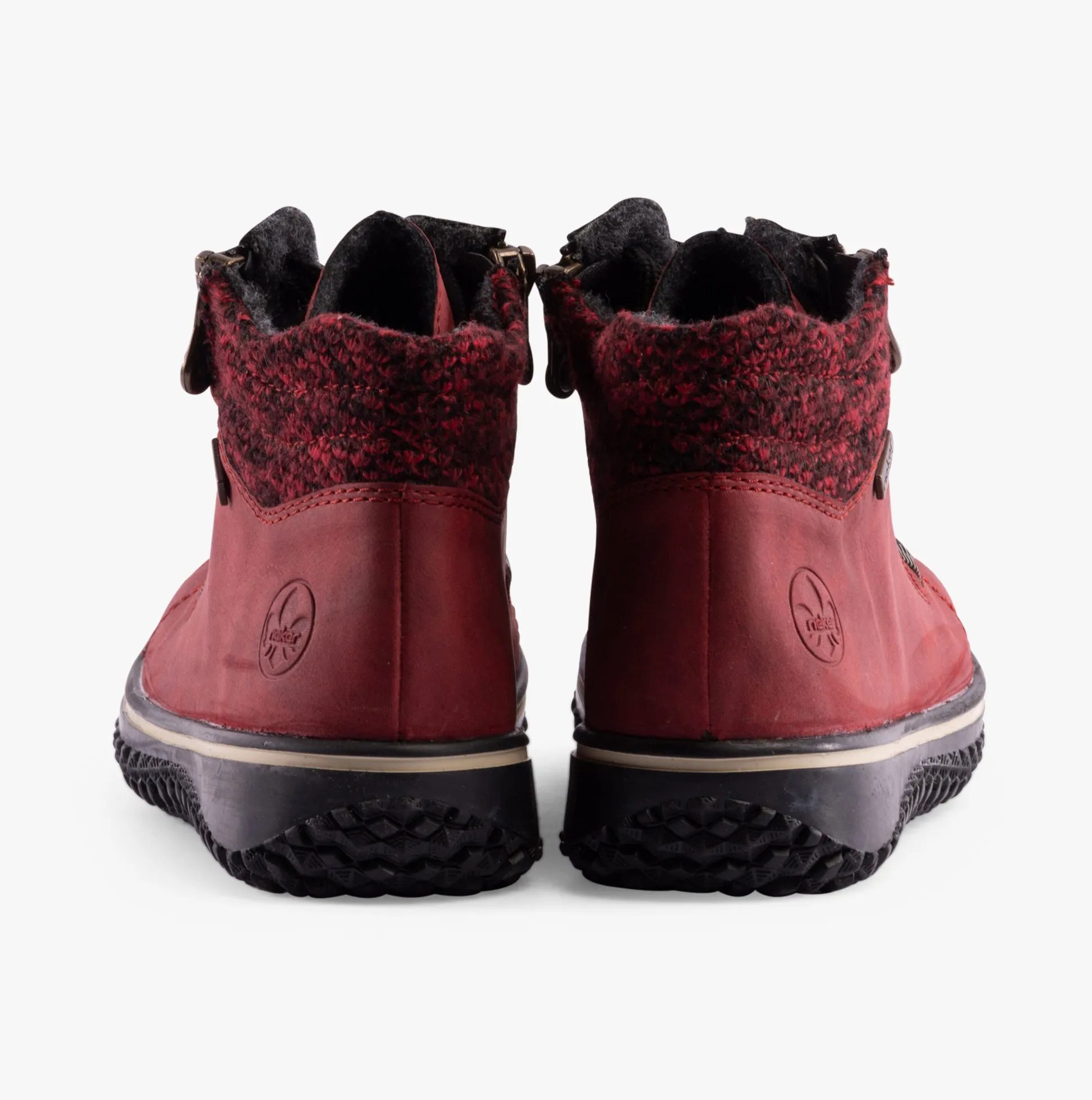 Rieker Z4263-35 Womens Boots Red