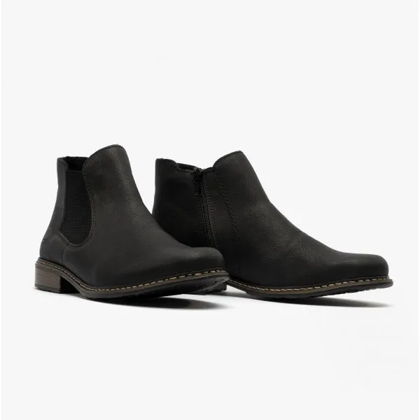 Rieker Z4994-00 Womens Chelsea Boots Black
