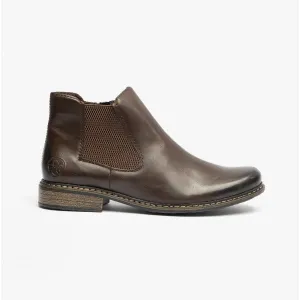 Rieker Z4994-26 Womens Chelsea Boots Brown