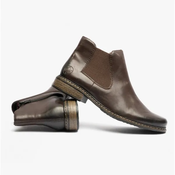 Rieker Z4994-26 Womens Chelsea Boots Brown