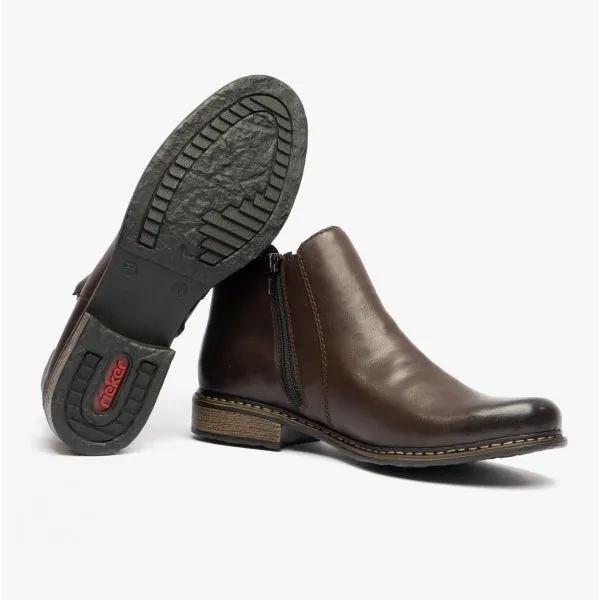 Rieker Z4994-26 Womens Chelsea Boots Brown