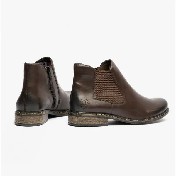 Rieker Z4994-26 Womens Chelsea Boots Brown