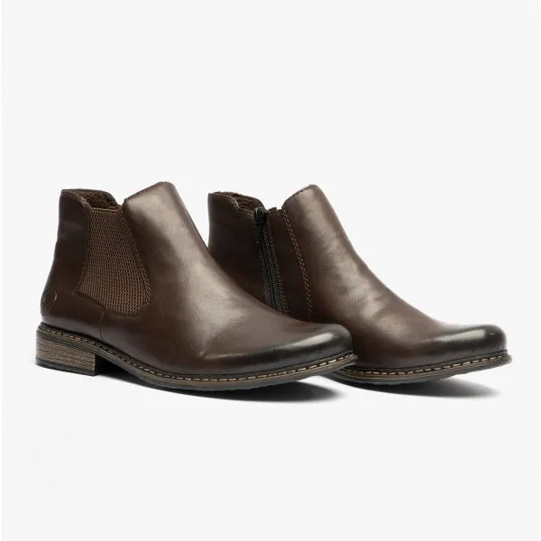 Rieker Z4994-26 Womens Chelsea Boots Brown