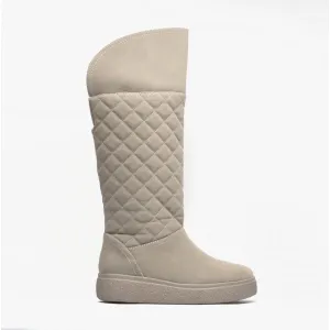 Rocket Dog ARCHIE Womens Quilted Roll-Down Boots Grey