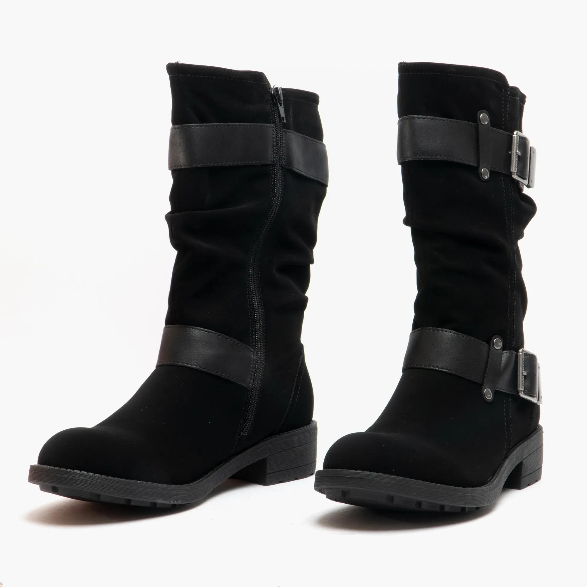 Rocket Dog TRUMBLE ONTARIO Womens Biker Boots Black