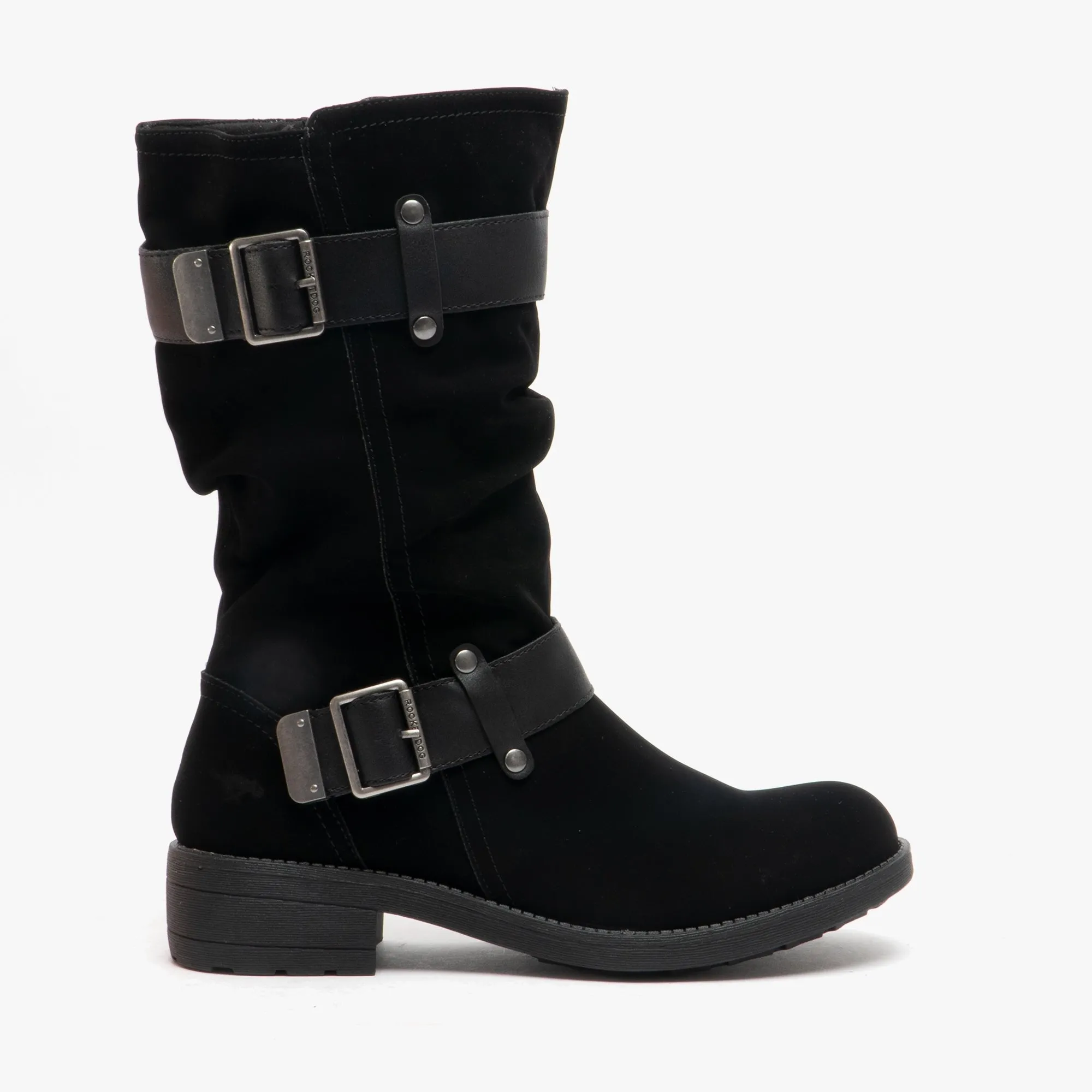Rocket Dog TRUMBLE ONTARIO Womens Biker Boots Black