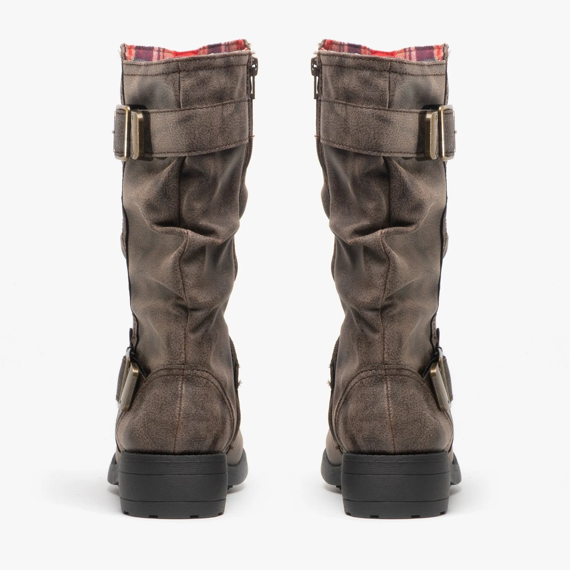 Rocket Dog TRUMBLE Womens Biker Boots Brown