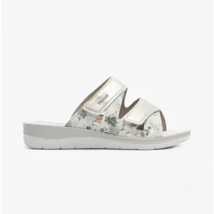 Rohde 1361 Womens Slip-On Mule Sandals White