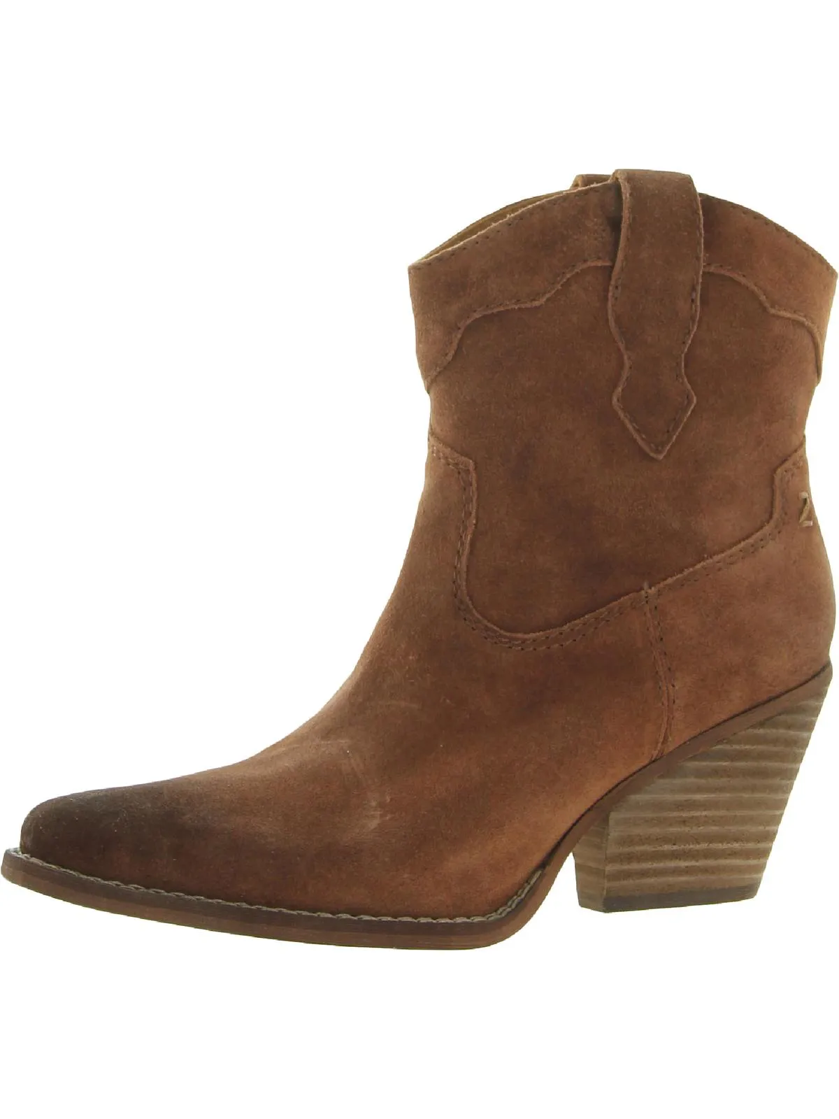 Roslyn Womens Leather Pull On Cowboy, Western Boots