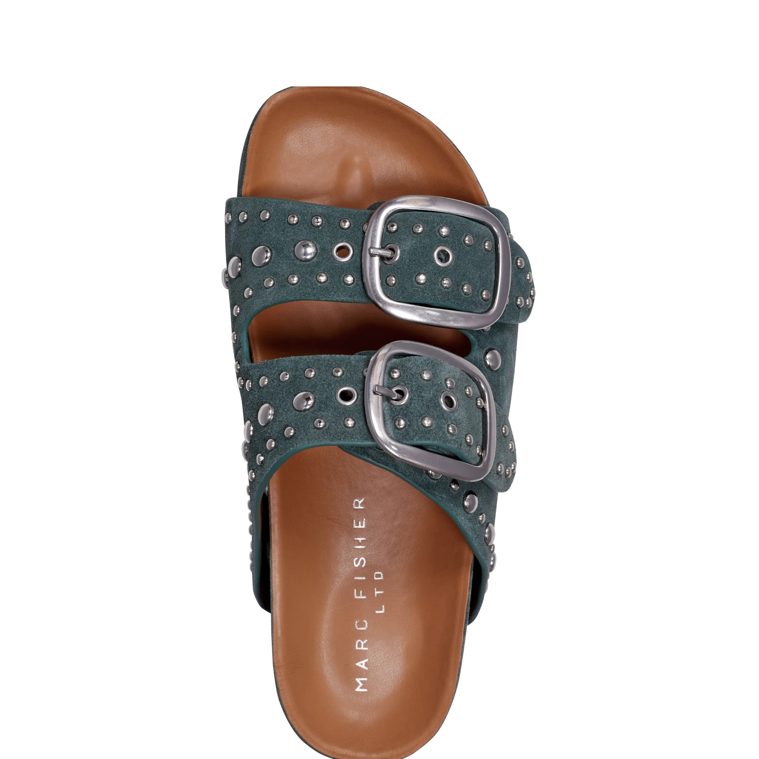 Sayge Footbed Studded Sandal -MARC FISHER