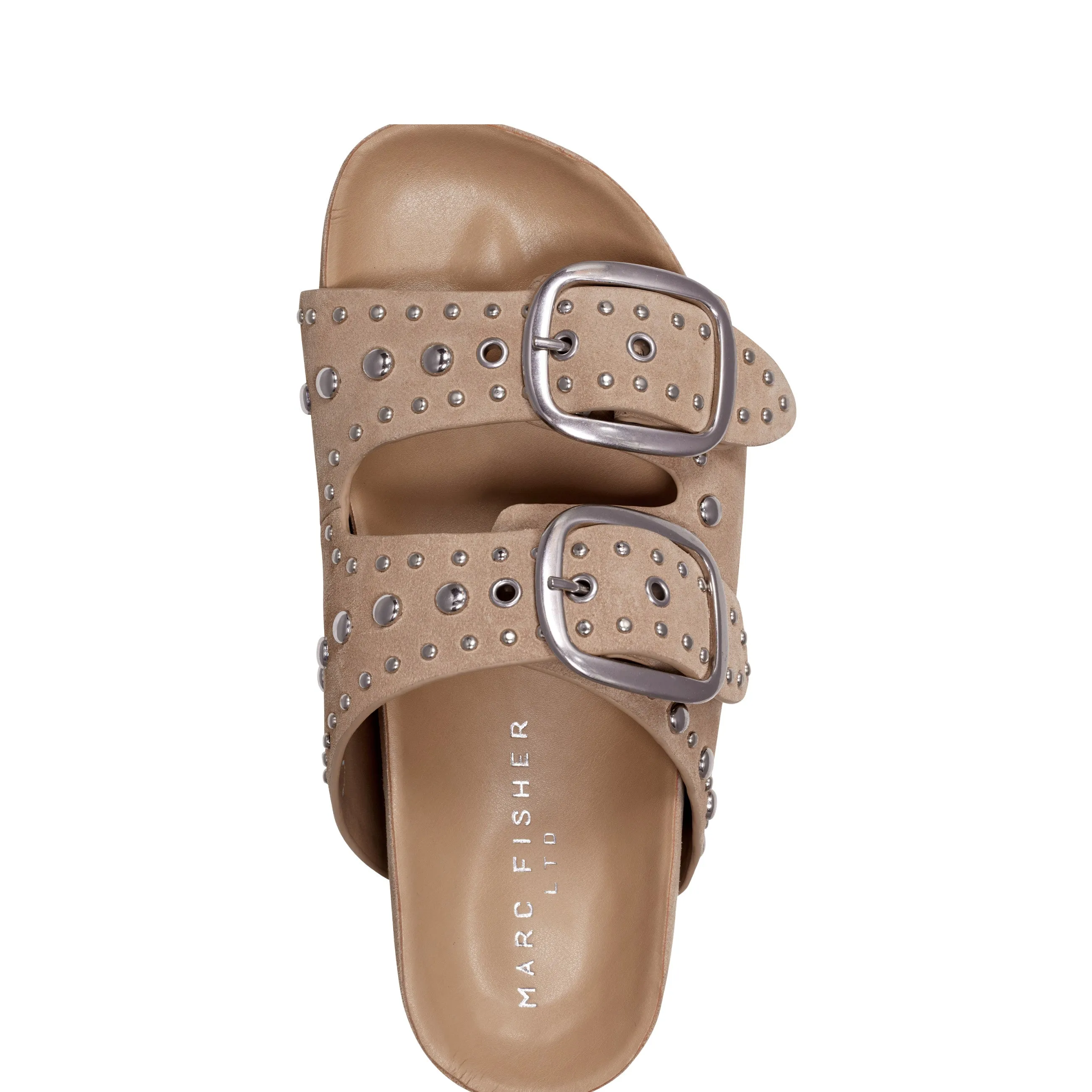 Sayge Footbed Studded Sandal -MARC FISHER