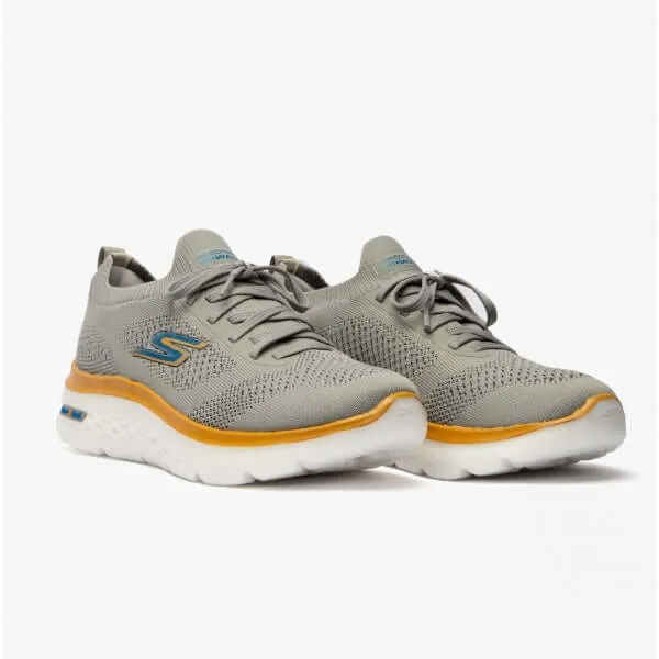 Skechers 216083/GRY GO WALK HYPER BURST -MARITIME Mens Trainers Grey/Light Blue
