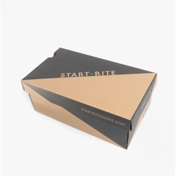 Start-Rite LEAP FROG Girls Leather T-Bar School Shoes Black