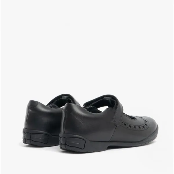 Start-Rite LEAP FROG Girls Leather T-Bar School Shoes Black