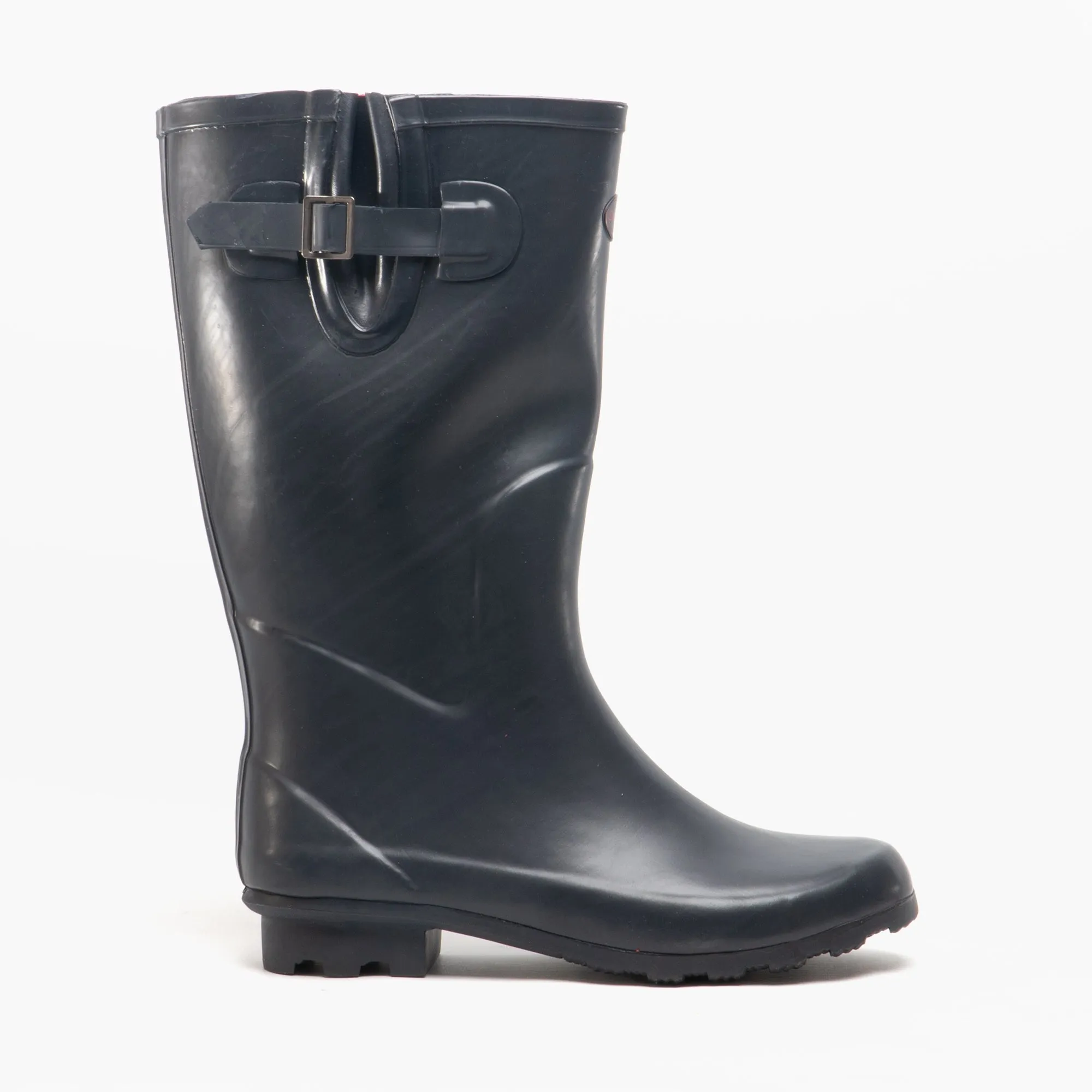Stormwells WILDCLIVE Wellington Boots Womens Navy/Red