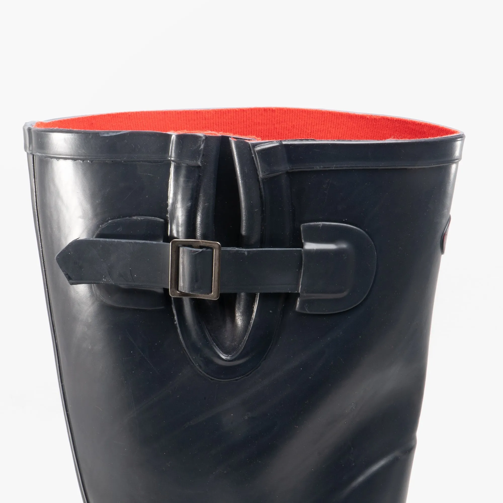 Stormwells WILDCLIVE Wellington Boots Womens Navy/Red