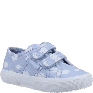 Superga 2750 Kids Straps Cloud Print Trainer